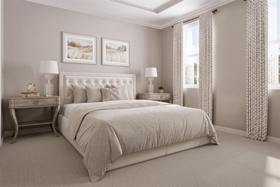 Furnished interior view inside a new home in Spring Branch Townhomes, Smyrna (Image 5).
