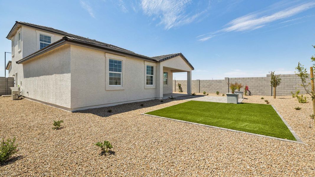 Exterior details and patio area of a home in Remington, Buckeye (Image 22).