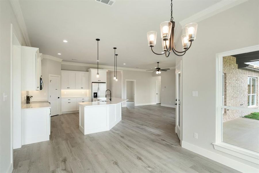 Furnished interior view inside a new home in , Mabank (Image 8).
