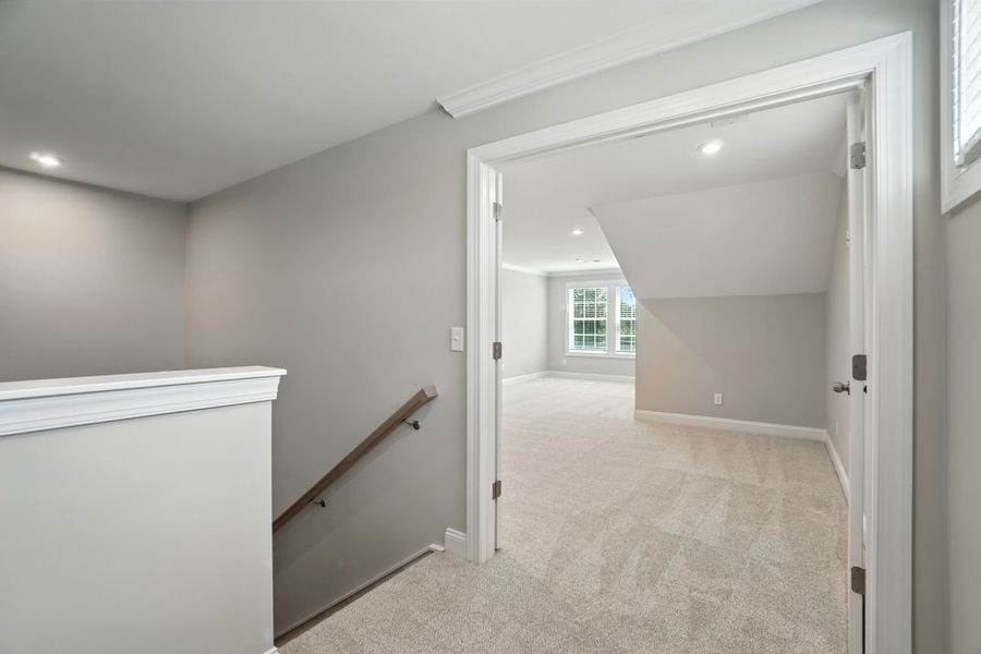 Representative unfurnished interior of a home built from the Duke by Mattamy Homes in The Townes at Wade Ardrey, Charlotte (Image 33). Representative unfurnished interior of a home built from the Duke by Mattamy Homes in The Townes at Wade Ardrey, Charlotte (Image 33).