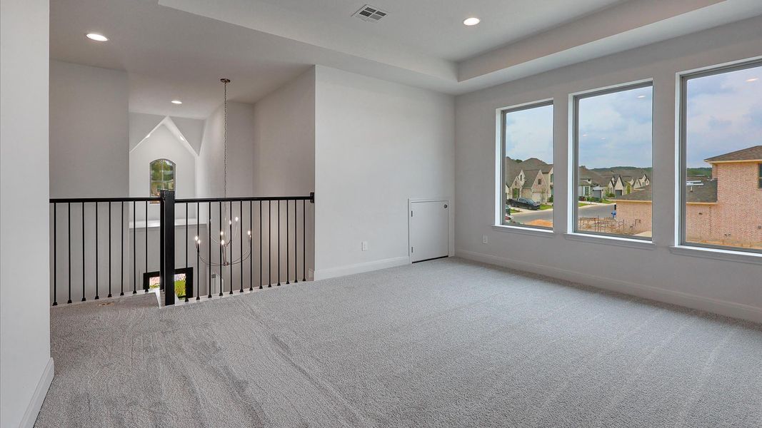 Spacious, unfurnished interior of a new home in Kallison Ranch, San Antonio (Image 32).