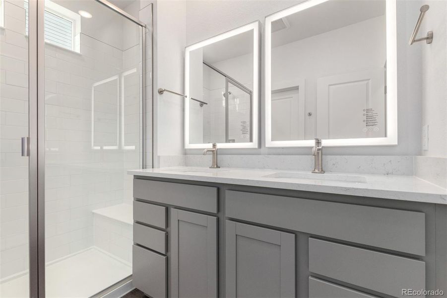 Furnished interior view inside a new home in Gateway Commons, Denver (Image 3).