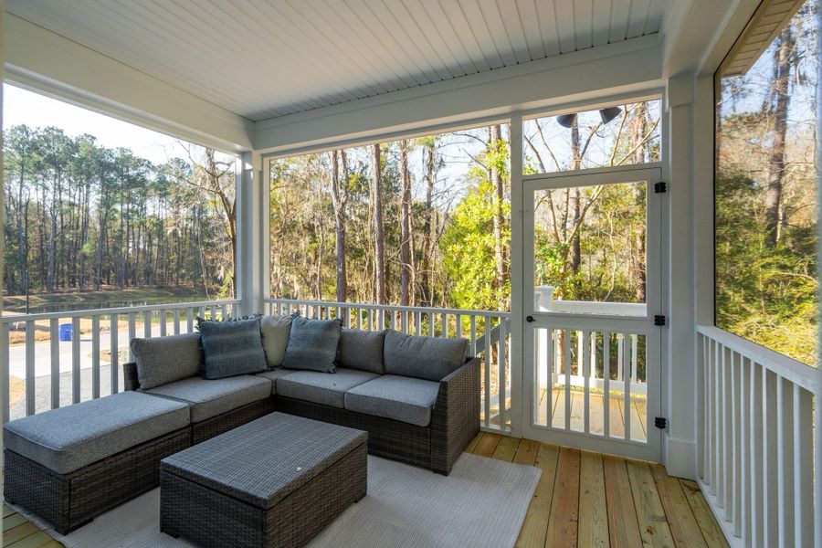 Exterior details and patio area of a home in Waterloo Estates, Johns Island (Image 32).