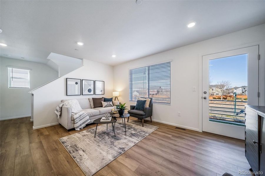 Furnished interior view inside a new home in , Commerce City (Image 17).
