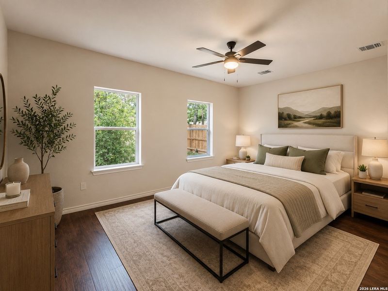Furnished interior view inside a new home in , San Antonio (Image 9).