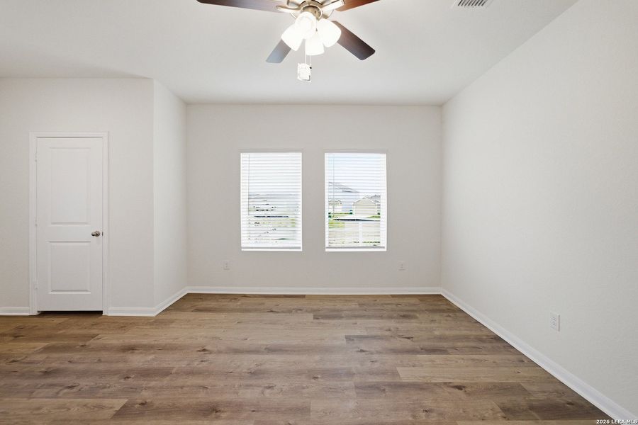 Spacious, unfurnished interior of a new home in Willow View, Converse (Image 11). Spacious, unfurnished interior of a new home in Willow View, Converse (Image 11).