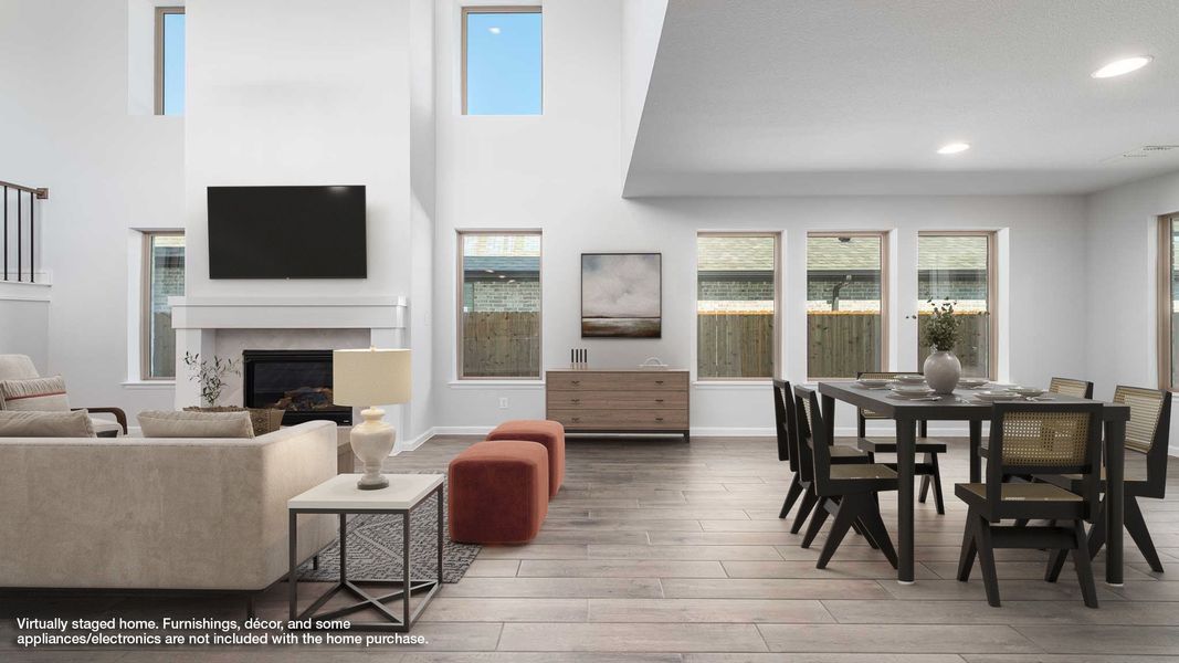 Furnished interior view inside a new home in Avondale 40', Fate (Image 4).