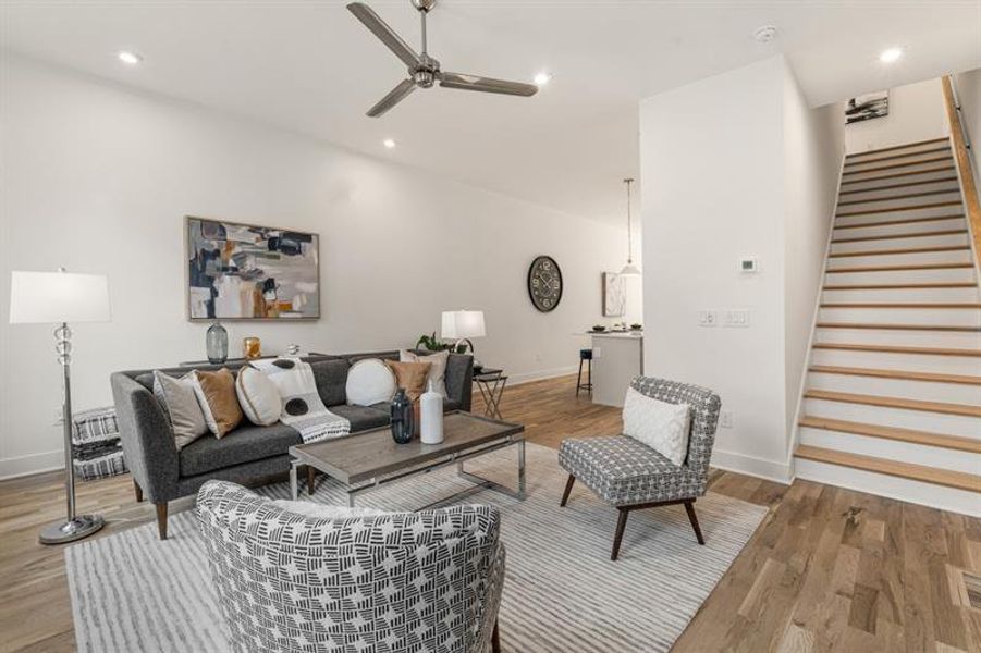 Furnished interior view inside a new home in Madison Park South, Atlanta (Image 32).