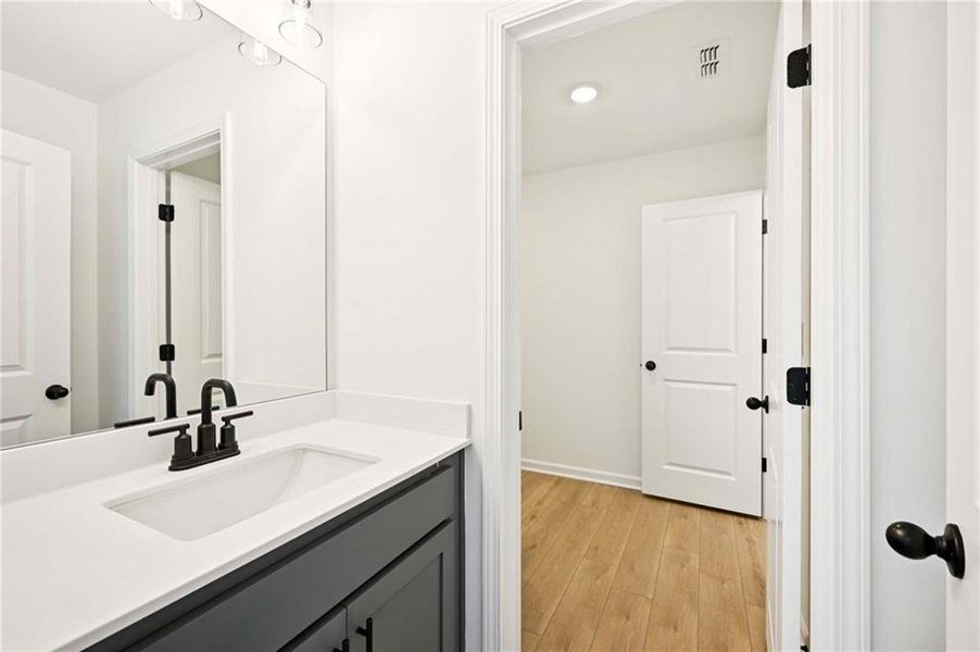 Furnished interior view inside a new home in Creekside, Dawsonville (Image 13). Furnished interior view inside a new home in Creekside, Dawsonville (Image 13).