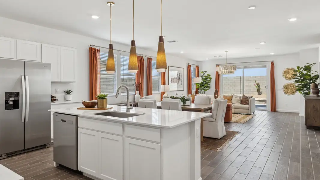 Representative furnished interior of a home built from the Laveen by D.R. Horton in The Ridge at Stone Butte, Phoenix (Image 7).