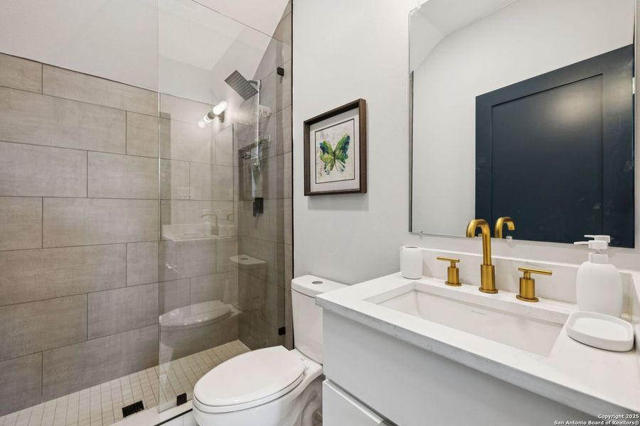 Furnished interior view inside a new home in , San Antonio (Image 30).