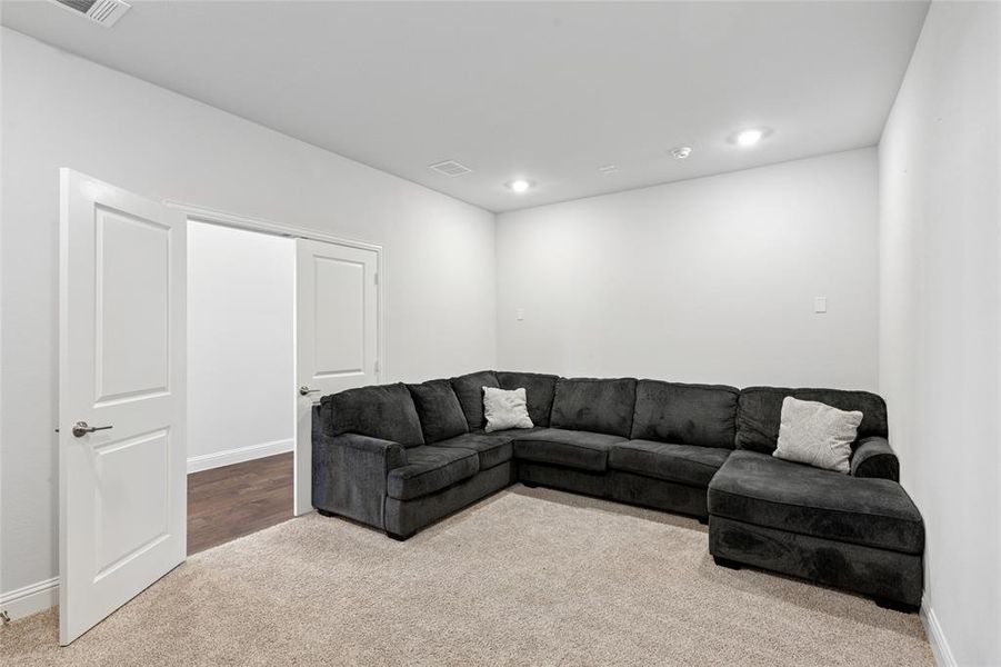 Furnished interior view inside a new home in , Oak Point (Image 11).