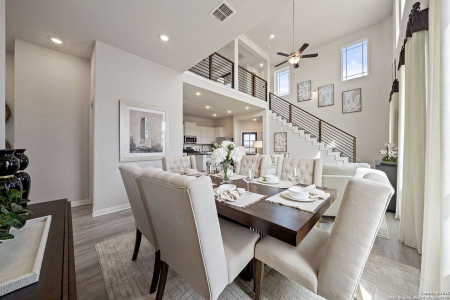 Furnished interior view inside a new home in Applewhite Meadows, San Antonio (Image 33). Furnished interior view inside a new home in Applewhite Meadows, San Antonio (Image 33).