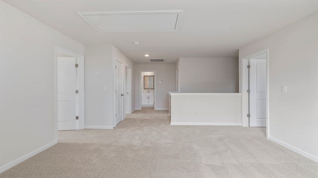 Spacious, unfurnished interior of a new home in Durbin Meadows Traditions, Fountain Inn (Image 24).