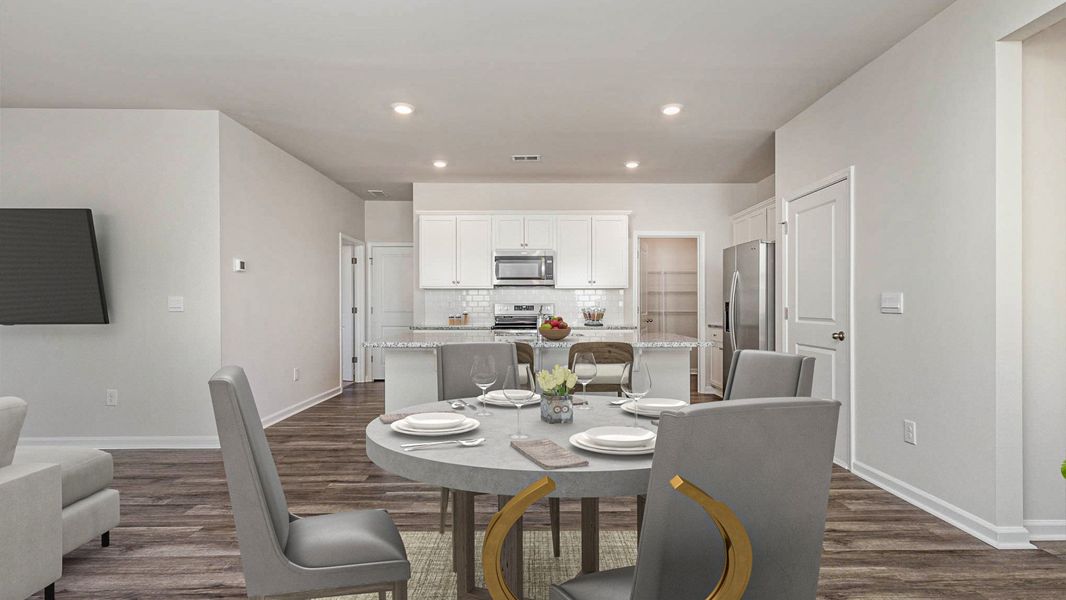 Furnished interior view inside a new home in Heritage Crossing, Conway (Image 3).