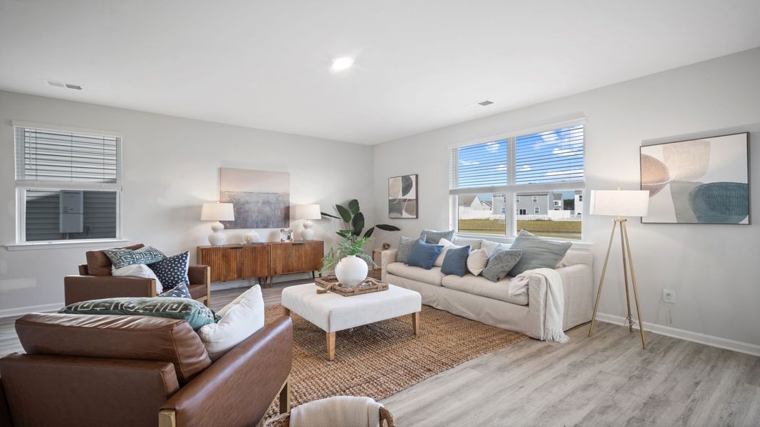 Furnished interior view inside a new home in The Retreat at East Argent, Ridgeland (Image 11). Furnished interior view inside a new home in The Retreat at East Argent, Ridgeland (Image 11).