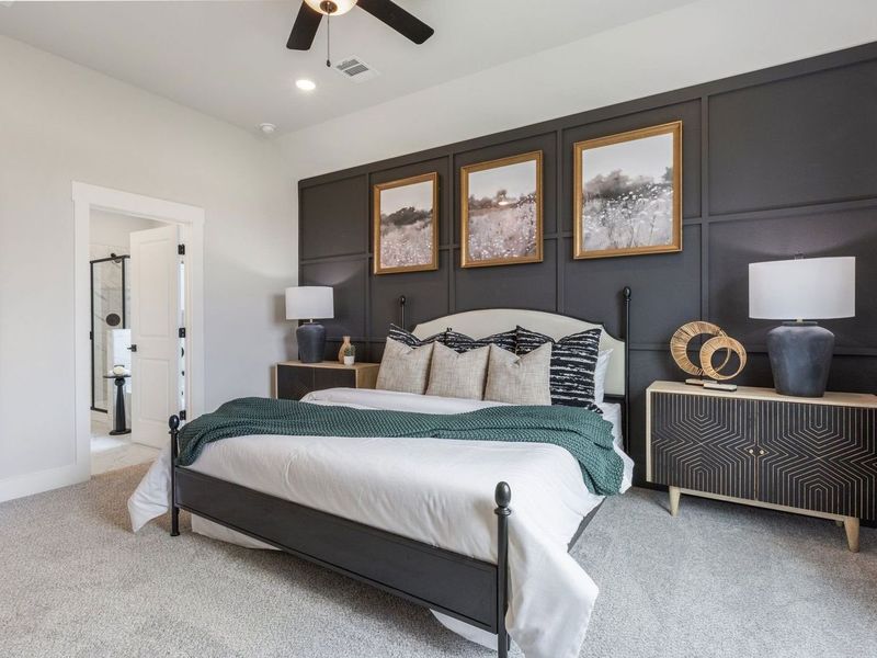 Furnished interior view inside a new home in Mercer Meadows, Royse City (Image 11). Furnished interior view inside a new home in Mercer Meadows, Royse City (Image 11).