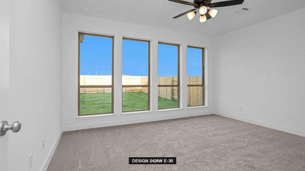 Spacious, unfurnished interior of a new home in Elyson 45', Katy (Image 7). Spacious, unfurnished interior of a new home in Elyson 45', Katy (Image 7).