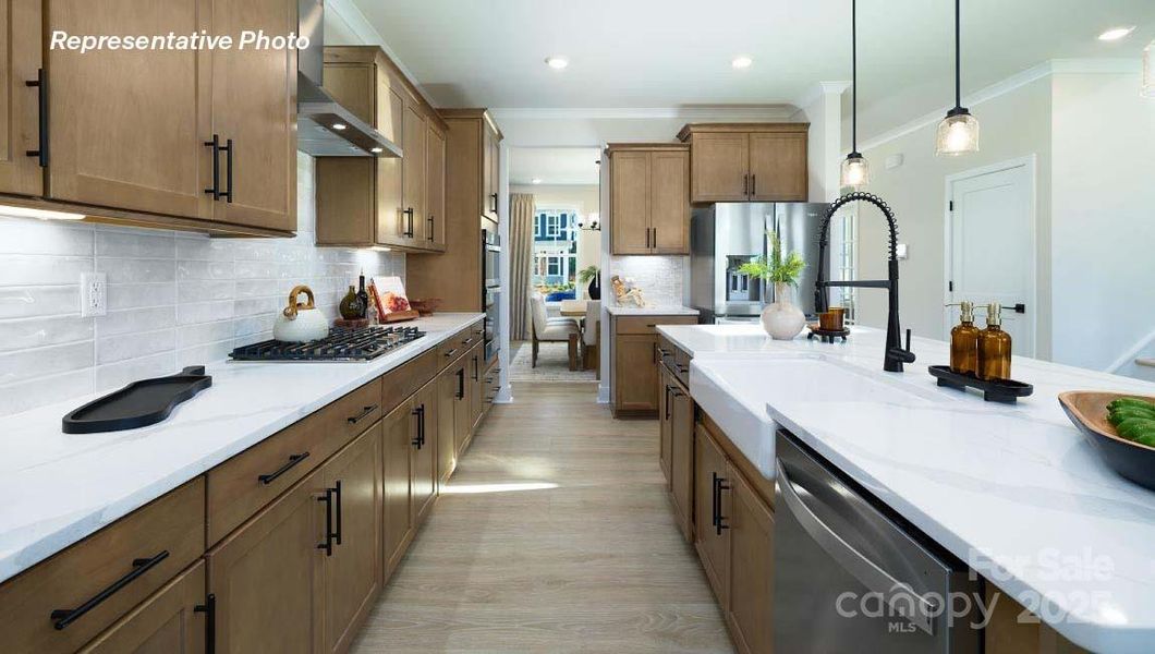 Furnished interior view inside a new home in Westport, York (Image 32).