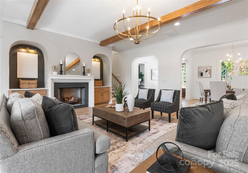 Furnished interior view inside a new home in , Denver (Image 27).