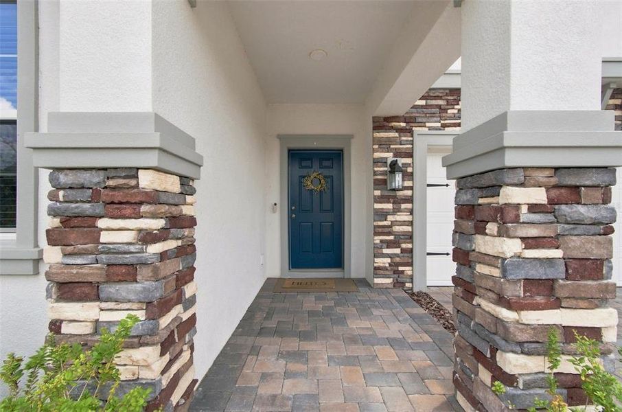 Exterior details and patio area of a home in Epperson, Wesley Chapel (Image 25). Exterior details and patio area of a home in Epperson, Wesley Chapel (Image 25).
