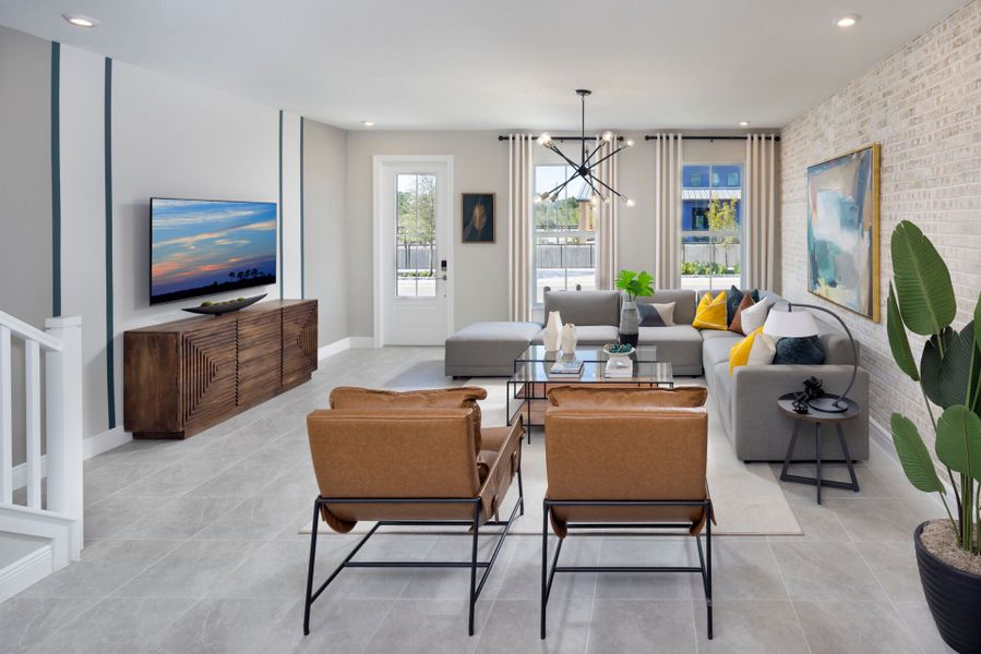 Representative furnished interior of a home built from the Townsend by Mattamy Homes in Newfield, Palm City (Image 8). Representative furnished interior of a home built from the Townsend by Mattamy Homes in Newfield, Palm City (Image 8).