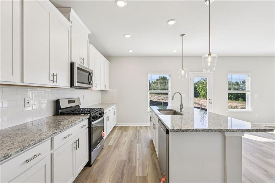 Furnished interior view inside a new home in Preserve at Mountain Creek, Pendergrass (Image 9).