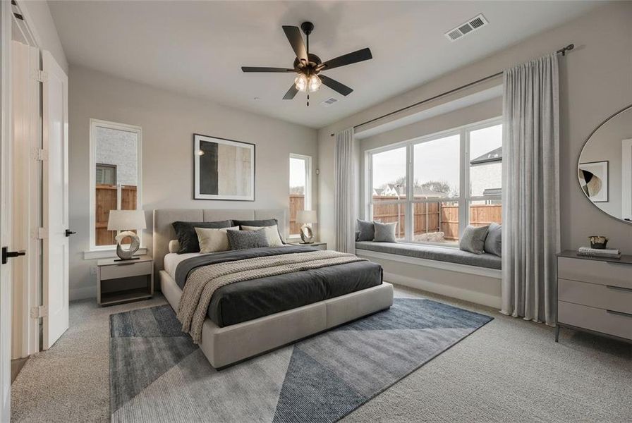 Furnished interior view inside a new home in Providence Cove, McKinney (Image 9).