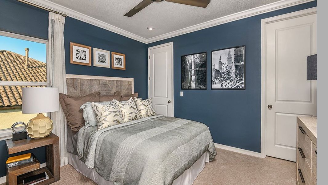 Representative furnished interior of a home built from the Sand Key by Taylor Morrison in Park East at Azario, Lakewood Ranch (Image 60).
