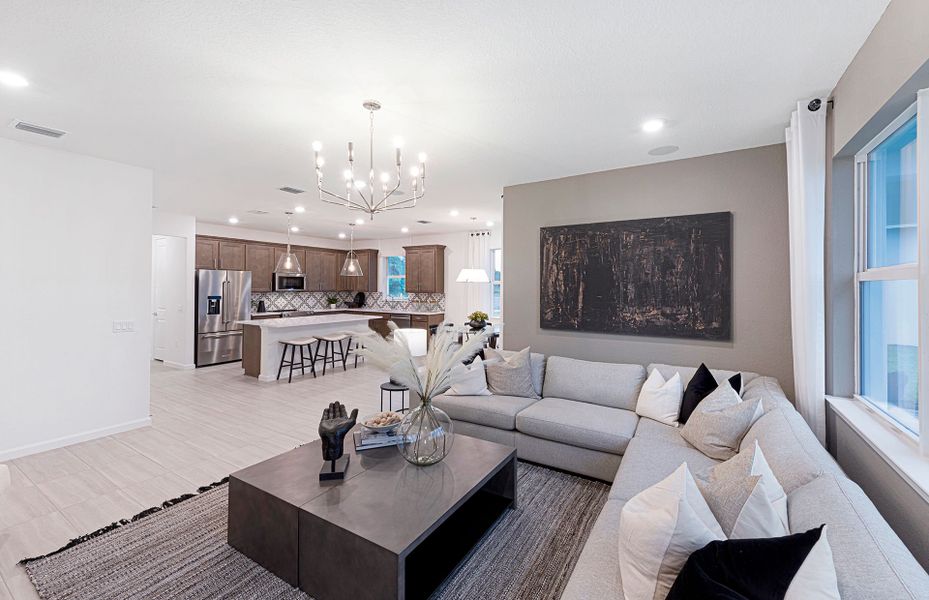 Furnished interior view inside a new home in Highpointe, Stuart (Image 16).