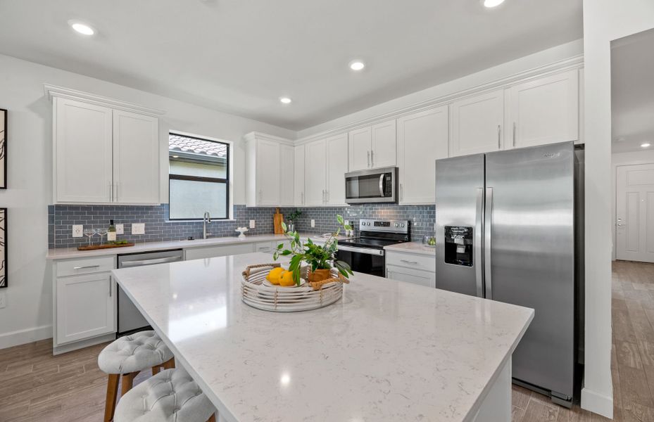 Representative furnished interior of a home built from the Highgate by Pulte Homes in Everhour, Newnan (Image 3).