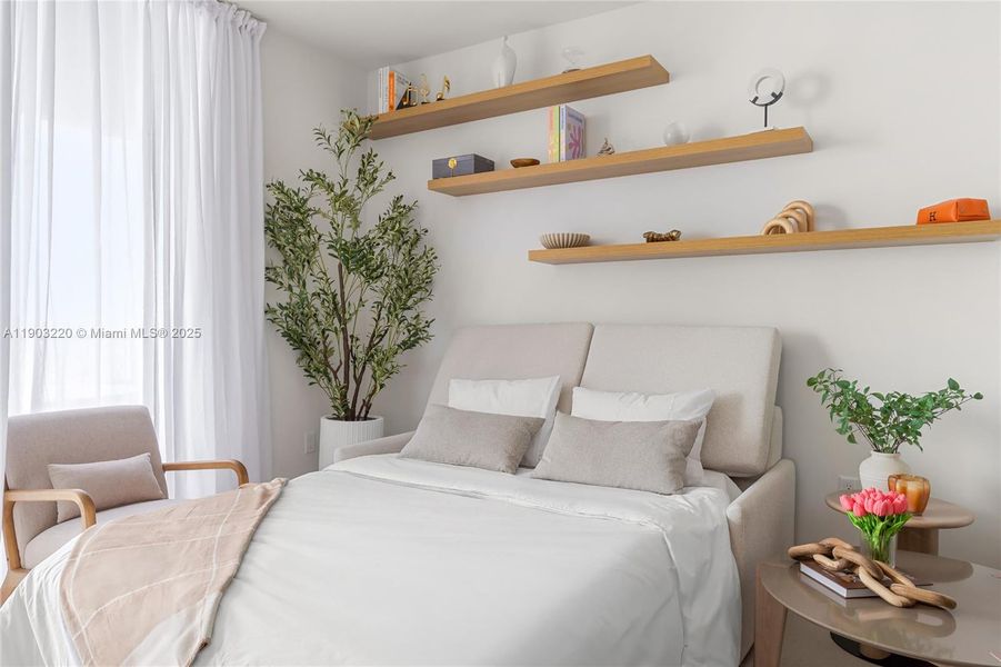 Furnished interior view inside a new home in , Miami (Image 15).