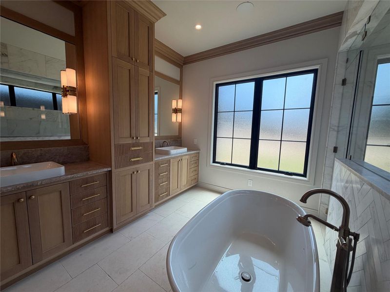 Furnished interior view inside a new home in The Overlook at Westlake, Austin (Image 10).