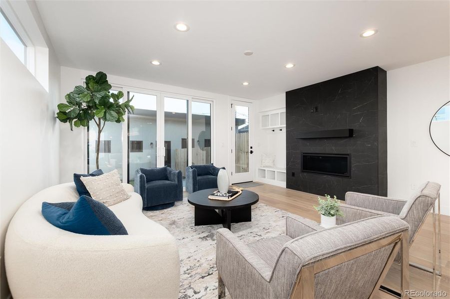 Furnished interior view inside a new home in , Denver (Image 15).