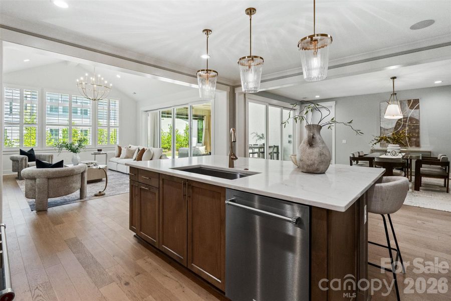 Furnished interior view inside a new home in , Fort Mill (Image 11).