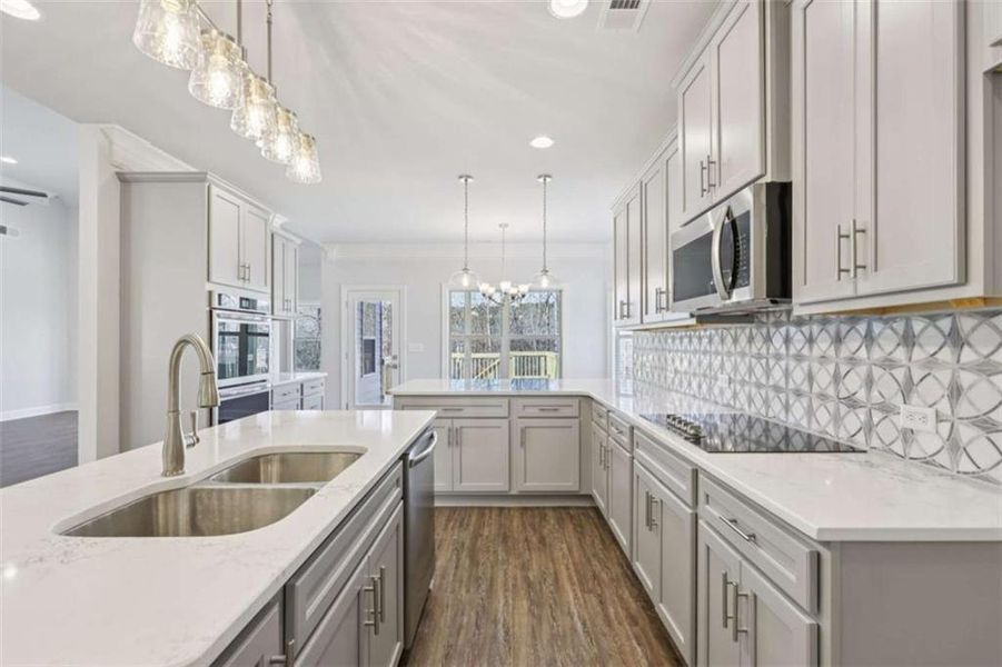 Furnished interior view inside a new home in , Conyers (Image 12). Furnished interior view inside a new home in , Conyers (Image 12).