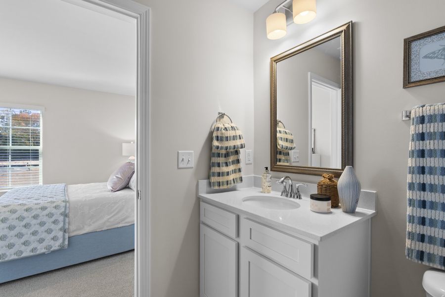 Representative furnished interior of a home built from the Alder C by McGuinn Homes in Forts Ridge, Pelion (Image 65).