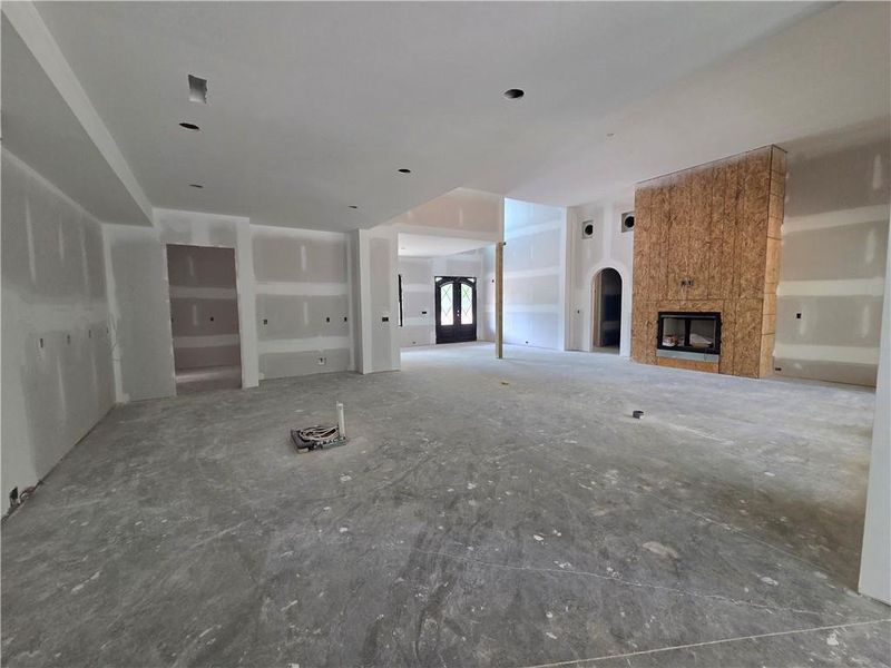 In-progress construction of a new home in , Acworth, GA (Image 22).