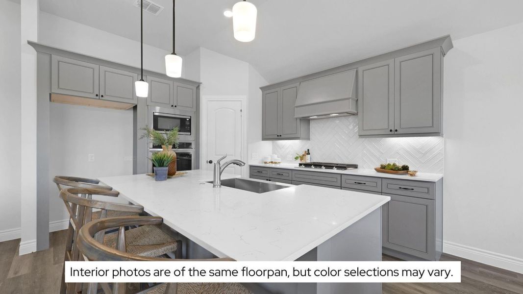 Furnished interior view inside a new home in Lexington Heights, Willis (Image 6). Furnished interior view inside a new home in Lexington Heights, Willis (Image 6).