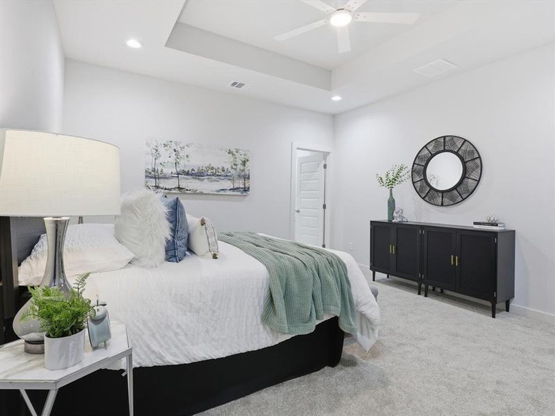 Furnished interior view inside a new home in , Dallas (Image 13). Furnished interior view inside a new home in , Dallas (Image 13).