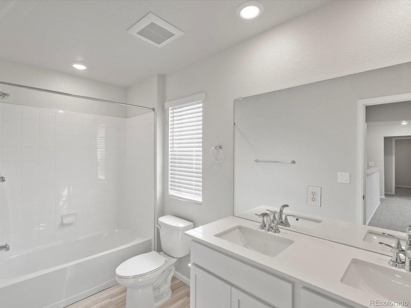 Furnished interior view inside a new home in Poudre Heights: The Lakes Collection, Windsor (Image 10).