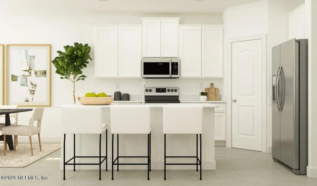 Furnished interior view inside a new home in Cove at Southwood, Jacksonville (Image 5).