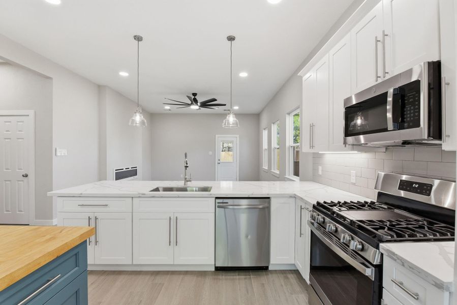 Furnished interior view inside a new home in , Spring (Image 5).