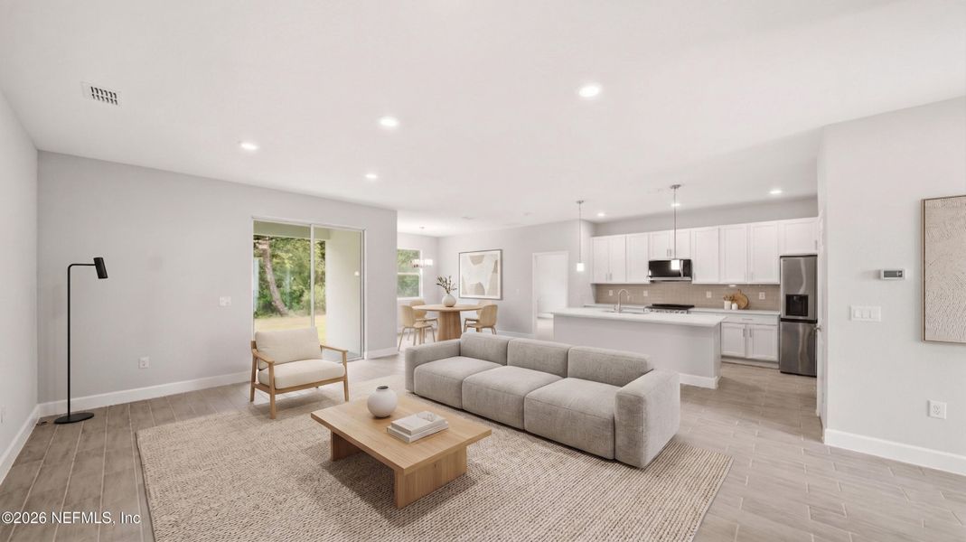 Furnished interior view inside a new home in , Palm Coast (Image 6).