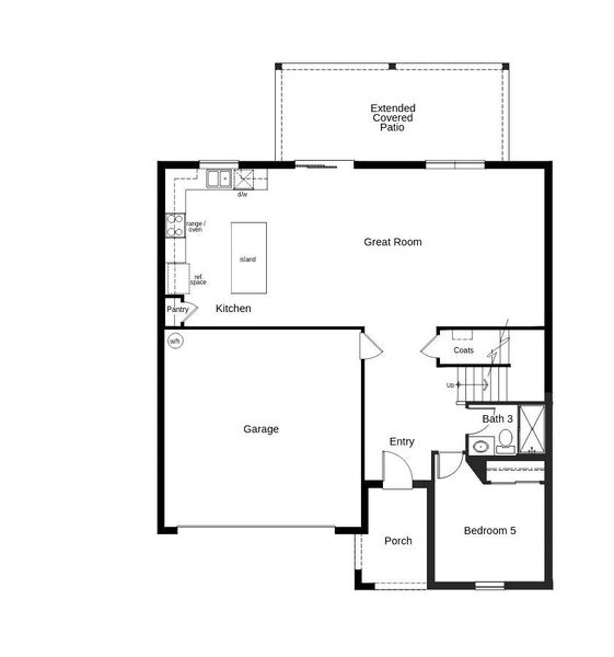 2D floor plan layout of this home in Sawgrass Lakes II, Parrish, FL (Image 2). 2D floor plan layout of this home in Sawgrass Lakes II, Parrish, FL (Image 2).