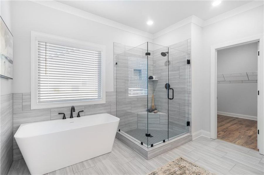 Furnished interior view inside a new home in Belle Woode Estates, Monroe (Image 5). Furnished interior view inside a new home in Belle Woode Estates, Monroe (Image 5).