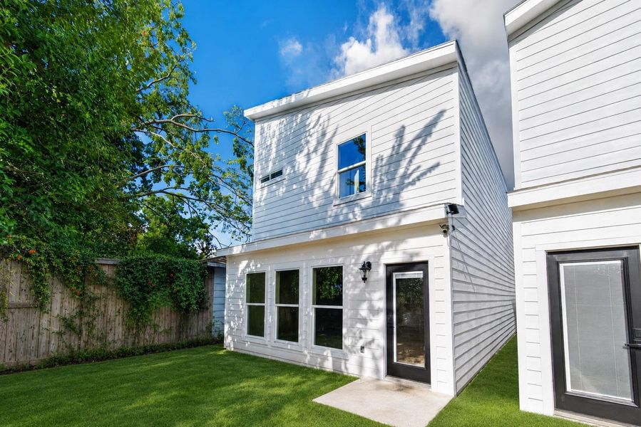 Exterior details and patio area of a home in , Houston (Image 24). Exterior details and patio area of a home in , Houston (Image 24).