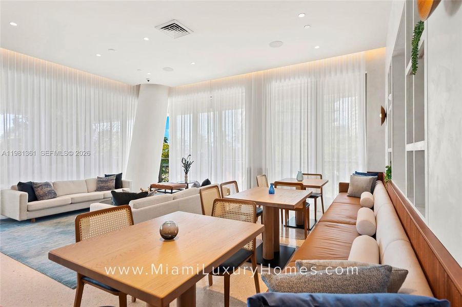 Furnished interior view inside a new home in , Miami (Image 45).