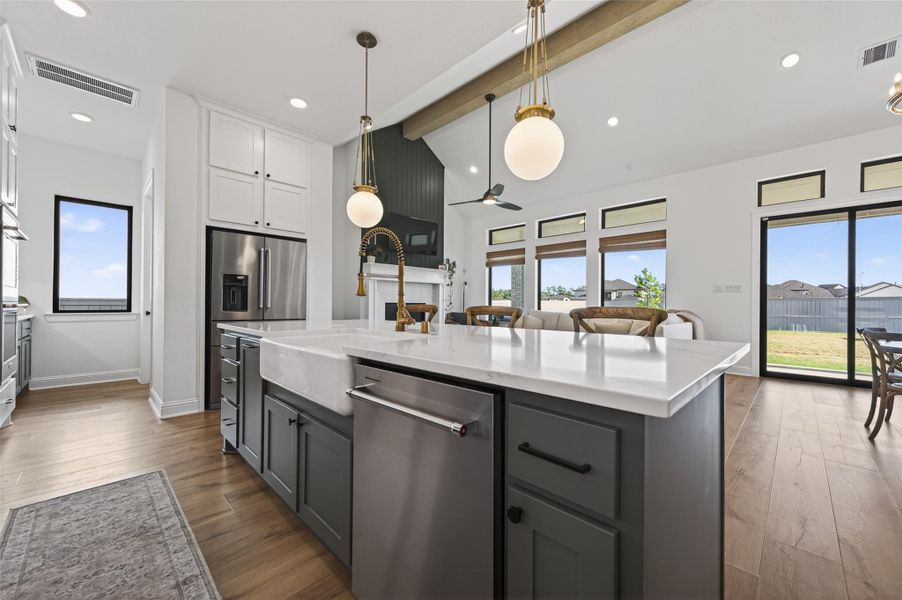 Furnished interior view inside a new home in , Magnolia (Image 30). Furnished interior view inside a new home in , Magnolia (Image 30).