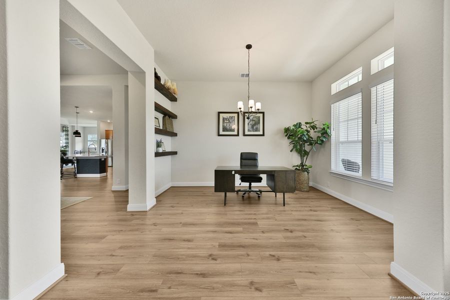 Furnished interior view inside a new home in Megans Landing – Half-Acre Homesites, Castroville (Image 4). Furnished interior view inside a new home in Megans Landing – Half-Acre Homesites, Castroville (Image 4).